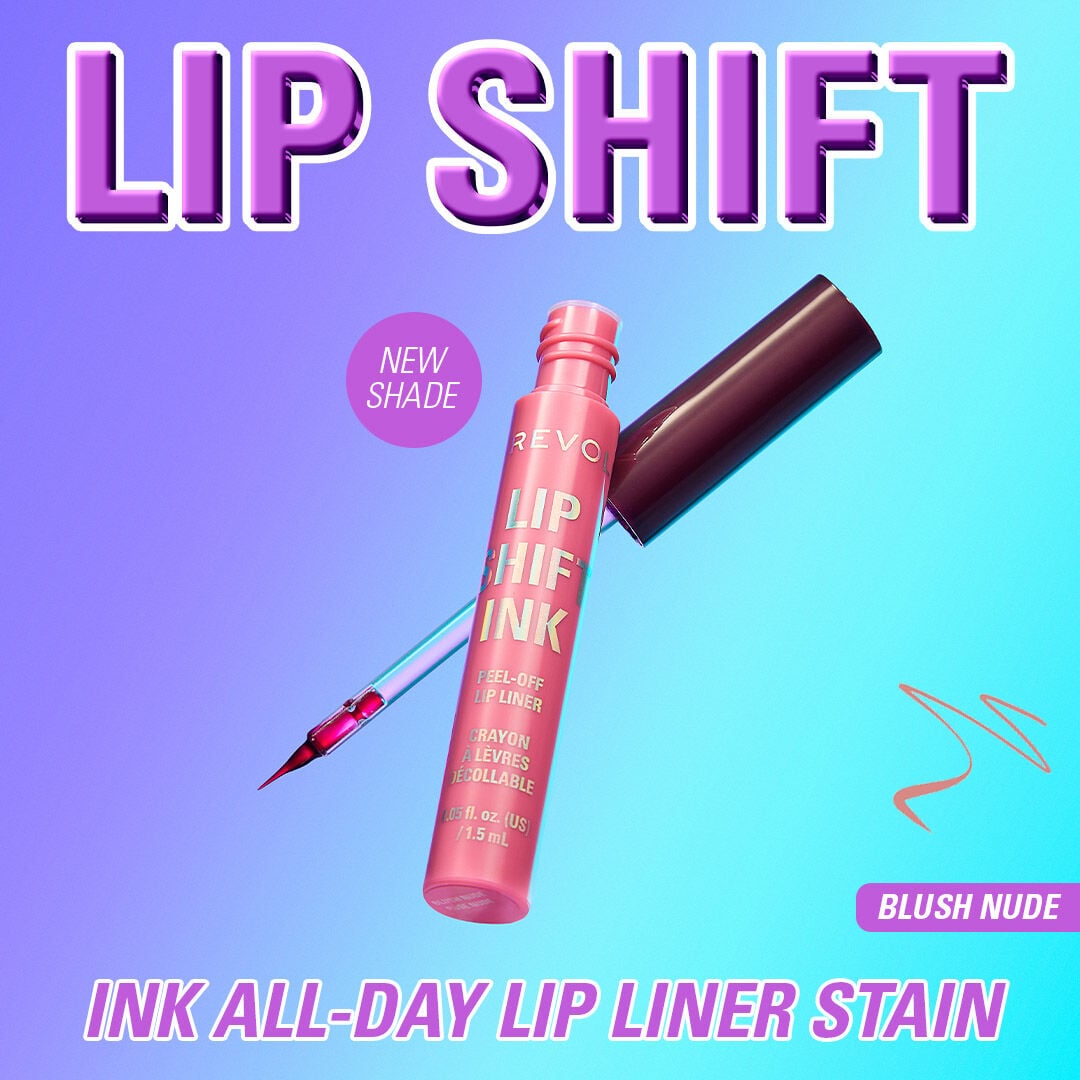 Revolution Lip Shift Ink Peel Off Lip Liner Blush Nude