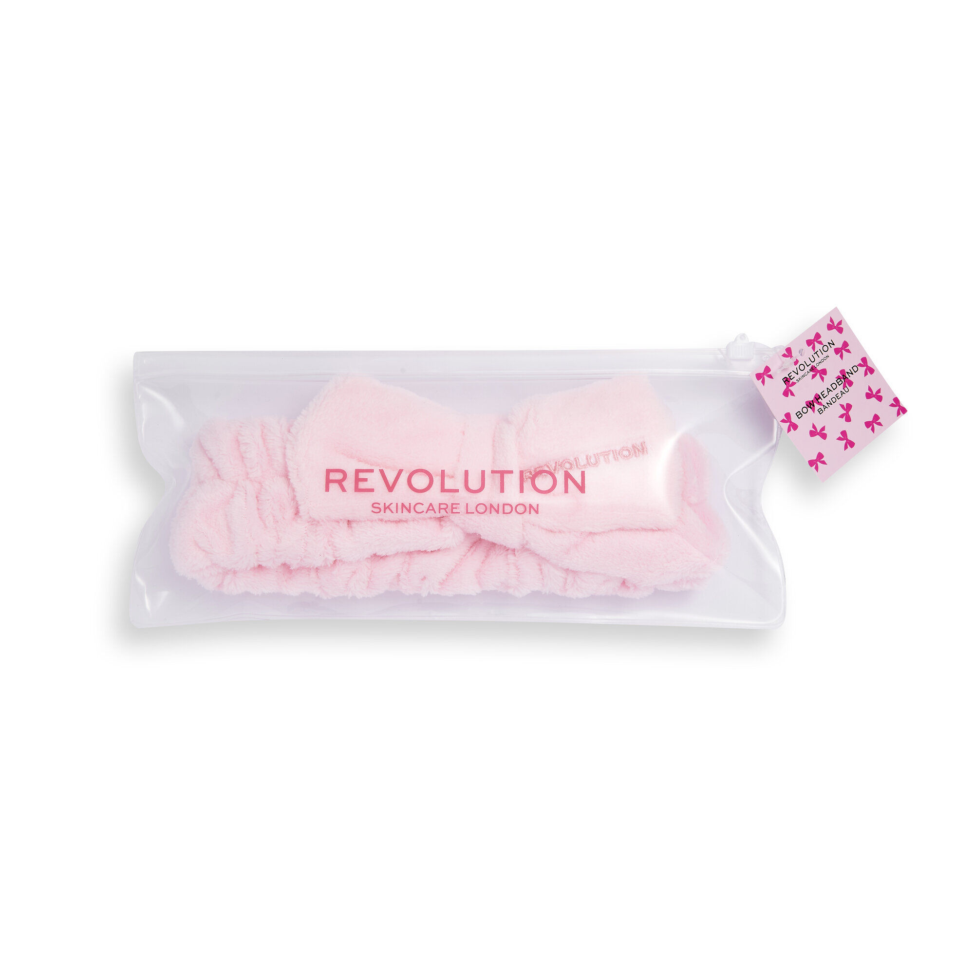 Revolution Skincare Pretty Pink Bow Headband