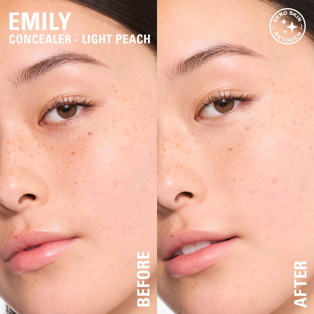 Revolution Skin Silk Radiant Serum Under Eye Brightener & Concealer Light Peach