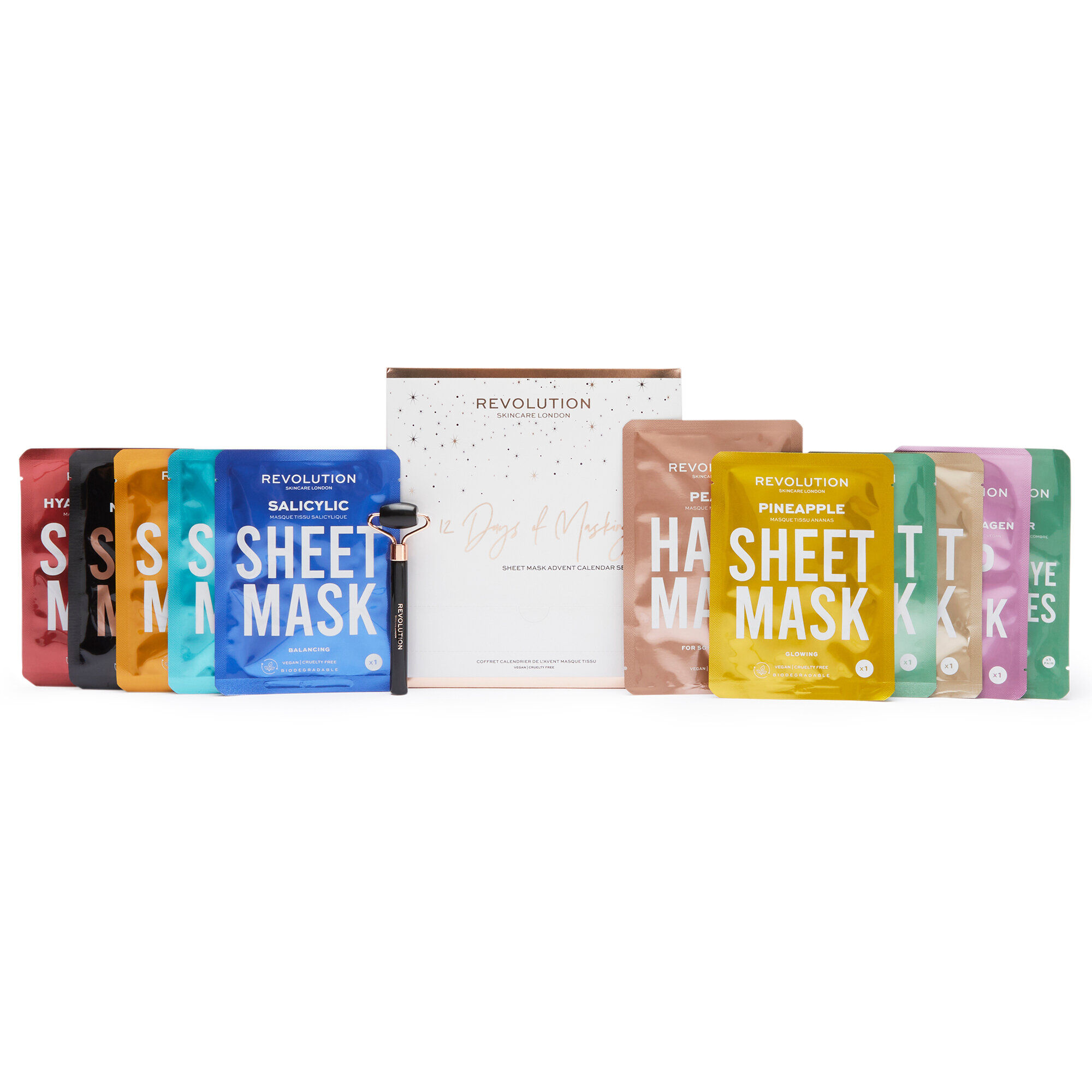 Revolution Skincare 12 Days of Masking: Sheet Mask Advent Calendar |  Revolution Beauty