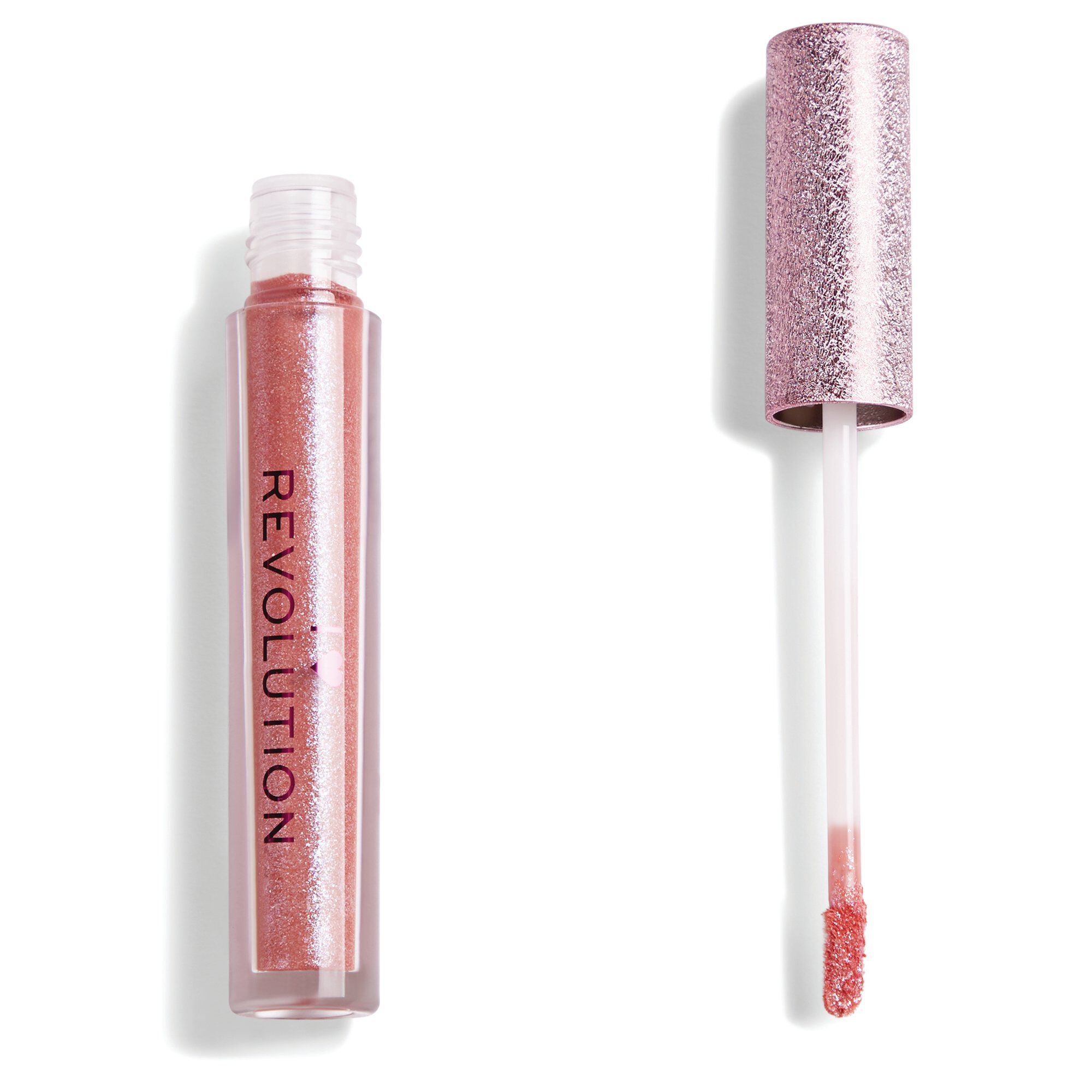 Metallic Angel Heart Lip Gloss Heavenly