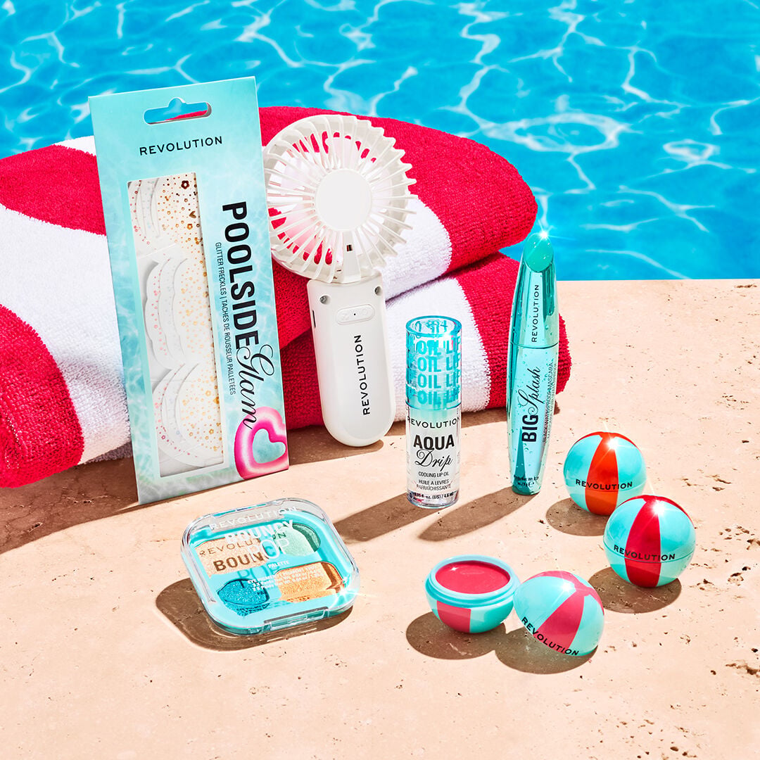 Revolution Poolside Hand Held Electric Fan White
