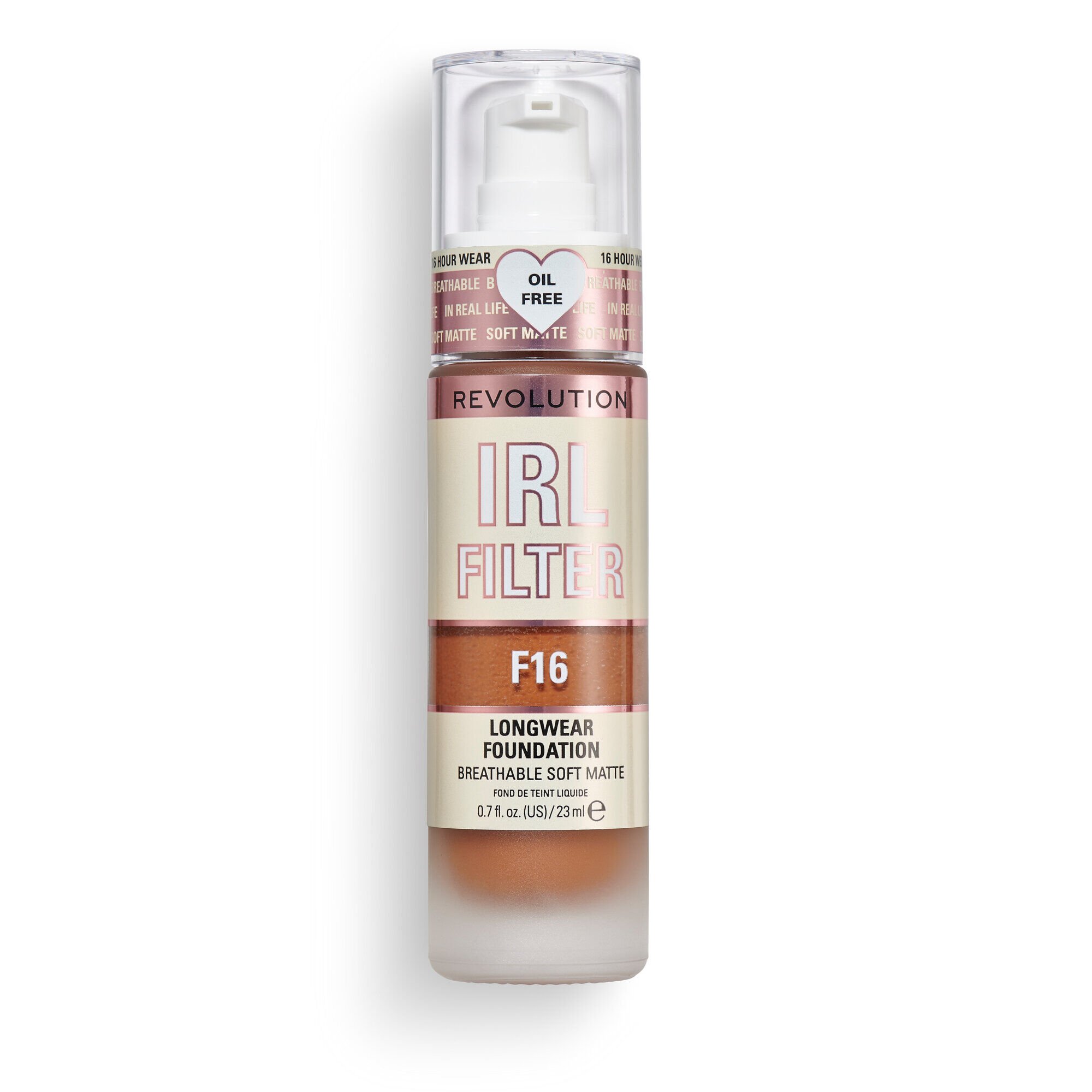 Revolution IRL Filter 16H Longwear Soft Matte Foundation F16