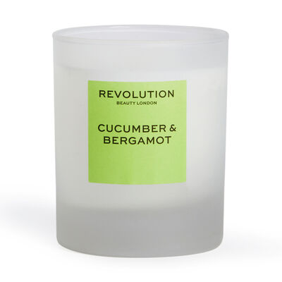 Revolution Home Cucumber & Bergamot Scented Candle