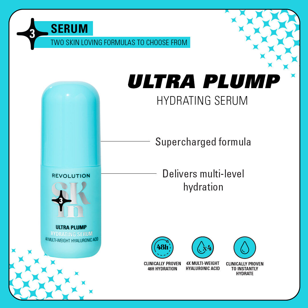 Revolution Skin Ultra Plump Multi-Weight Hyaluronic Acid Hydrating Serum