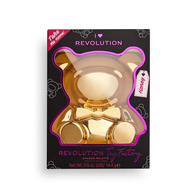 I Heart Revolution Teddy Bear Eyeshadow Palette Honey