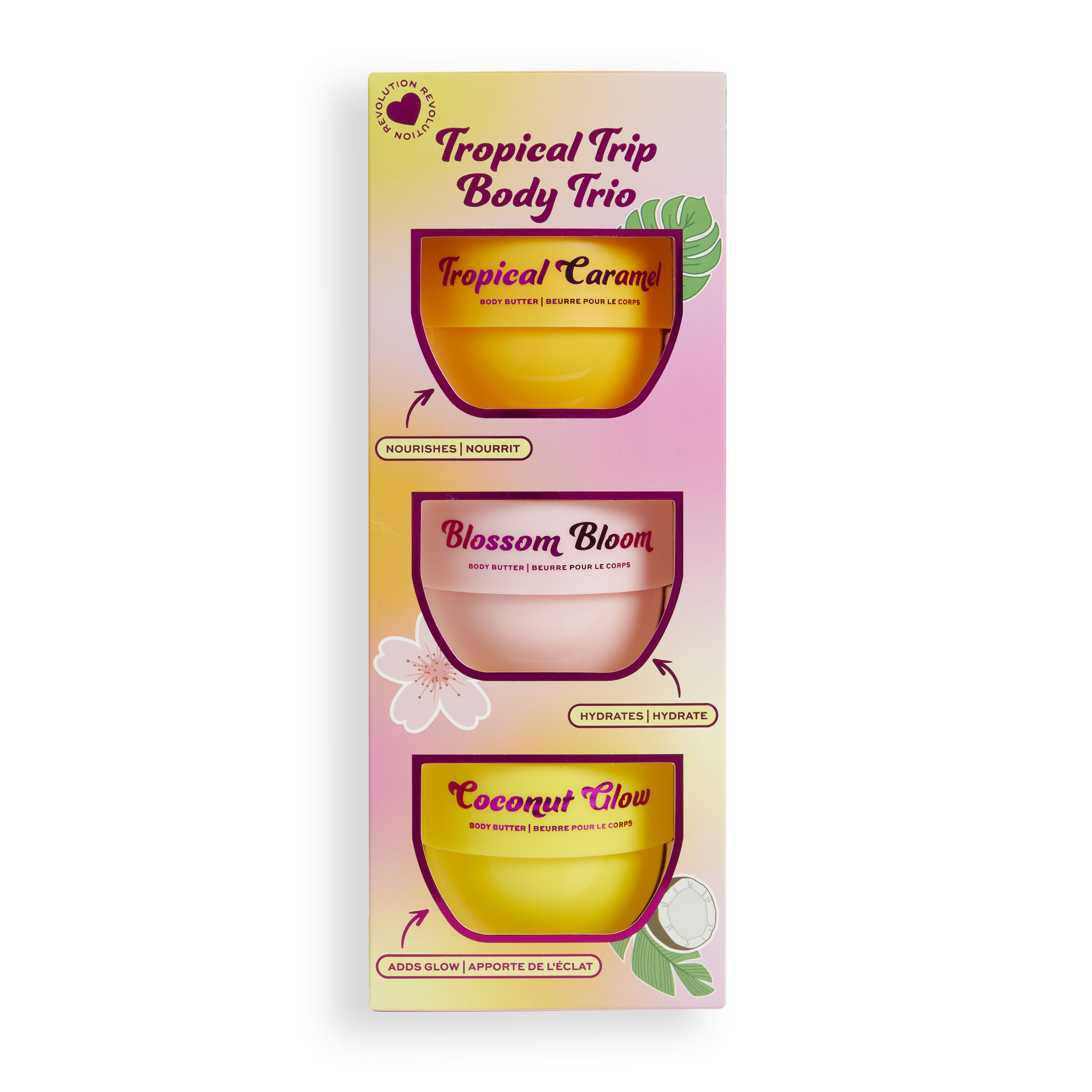 I Heart Revolution Tropical Trip Body Cream Trio