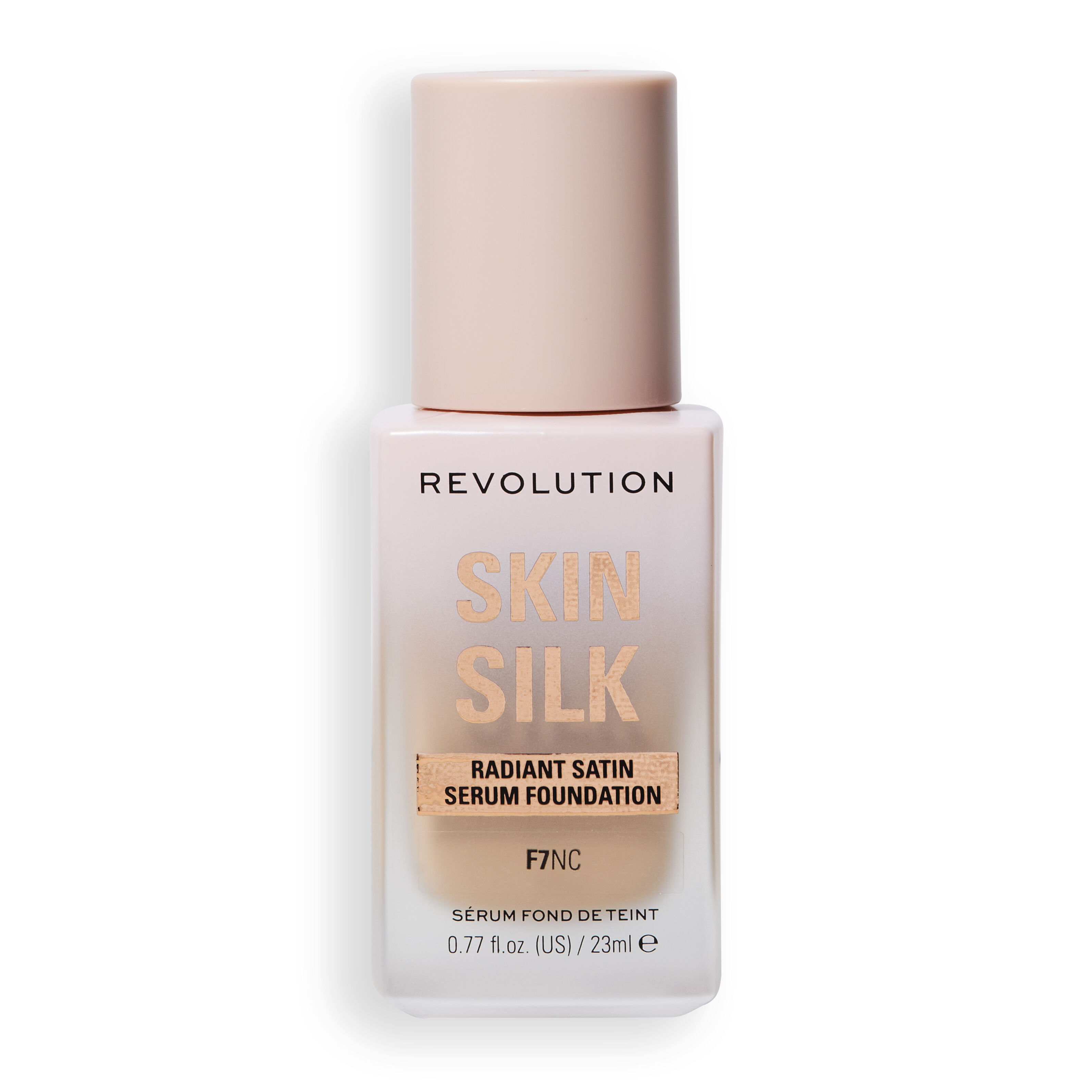 Revolution Skin Silk Radiant Satin Serum Foundation F7NC