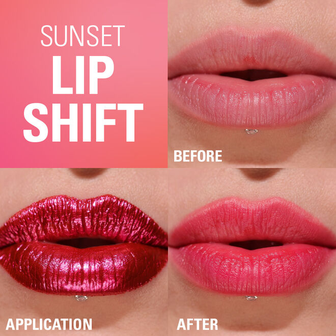 Revolution Sunset Lip Shift Peel Off Lip Stain Flushed Pink