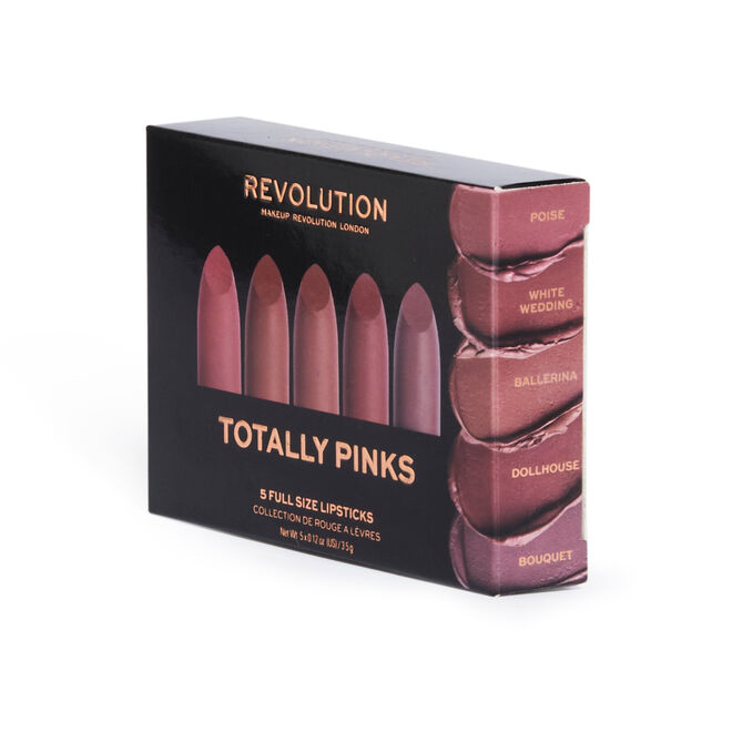Makeup Revolution Matte Lipstick Collection Totally Pinks