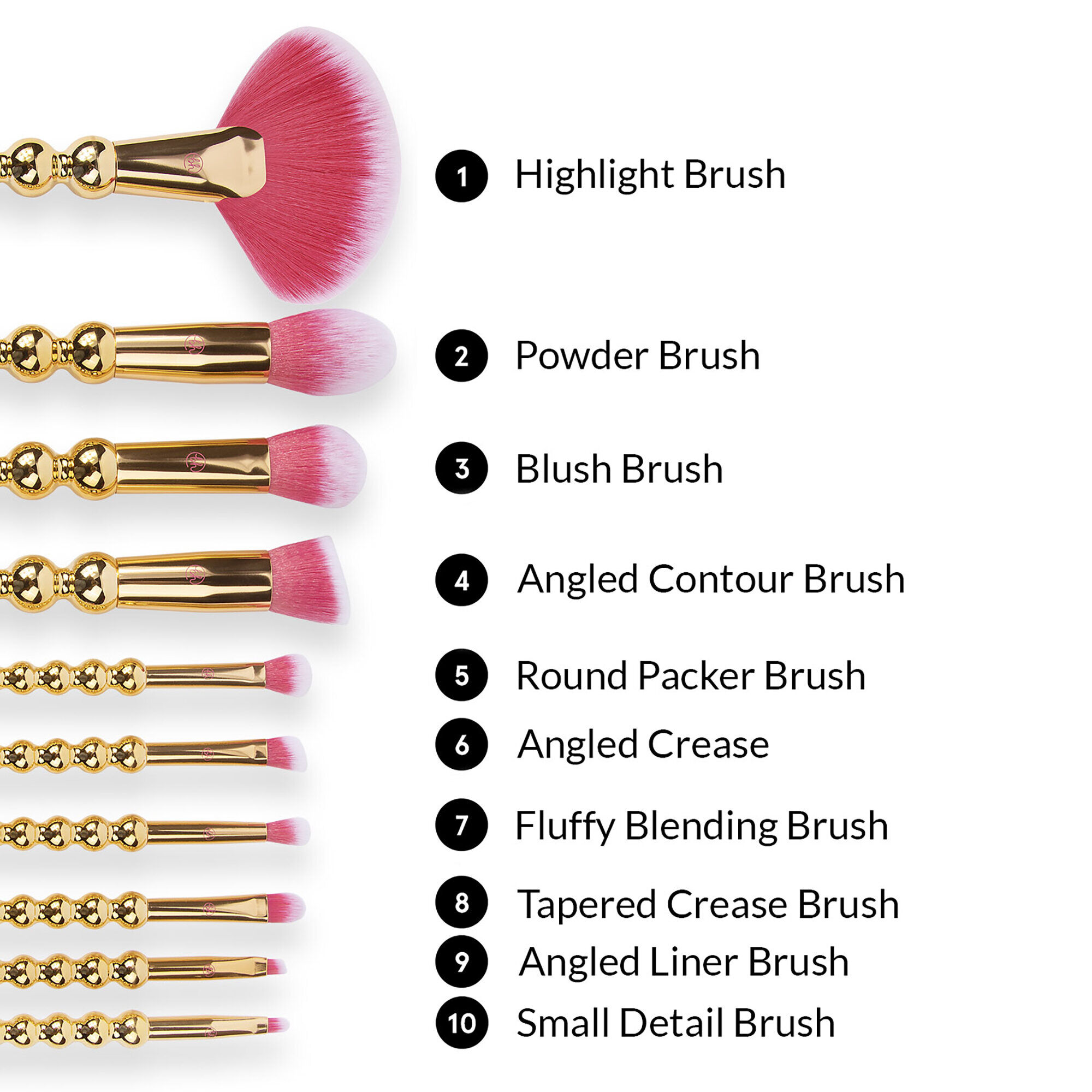 BH Metamorphosis 10 Piece Brush Set With Bag | Revolution Beauty