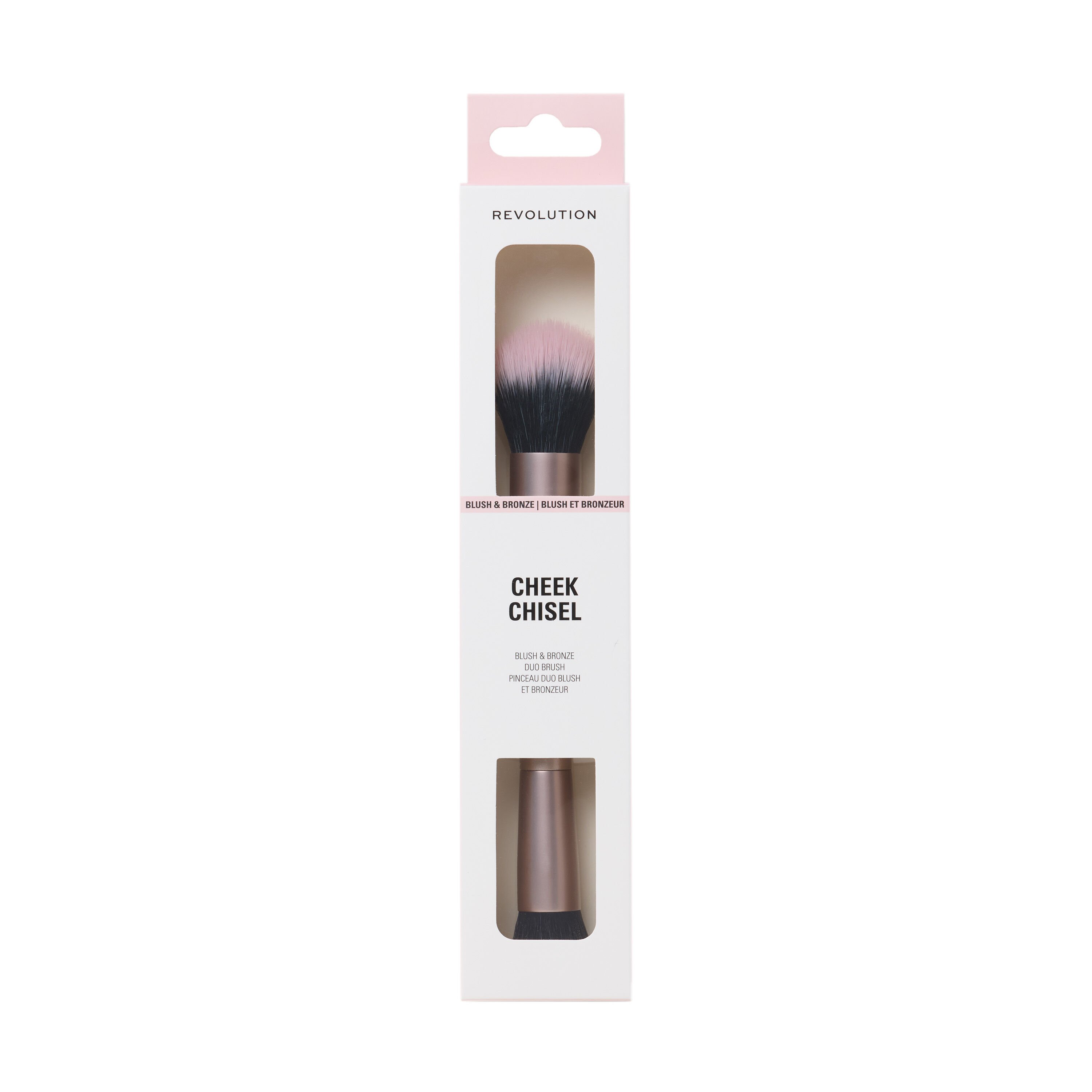 Revolution Cheek Chisel Blush & Bronze Duo Brush