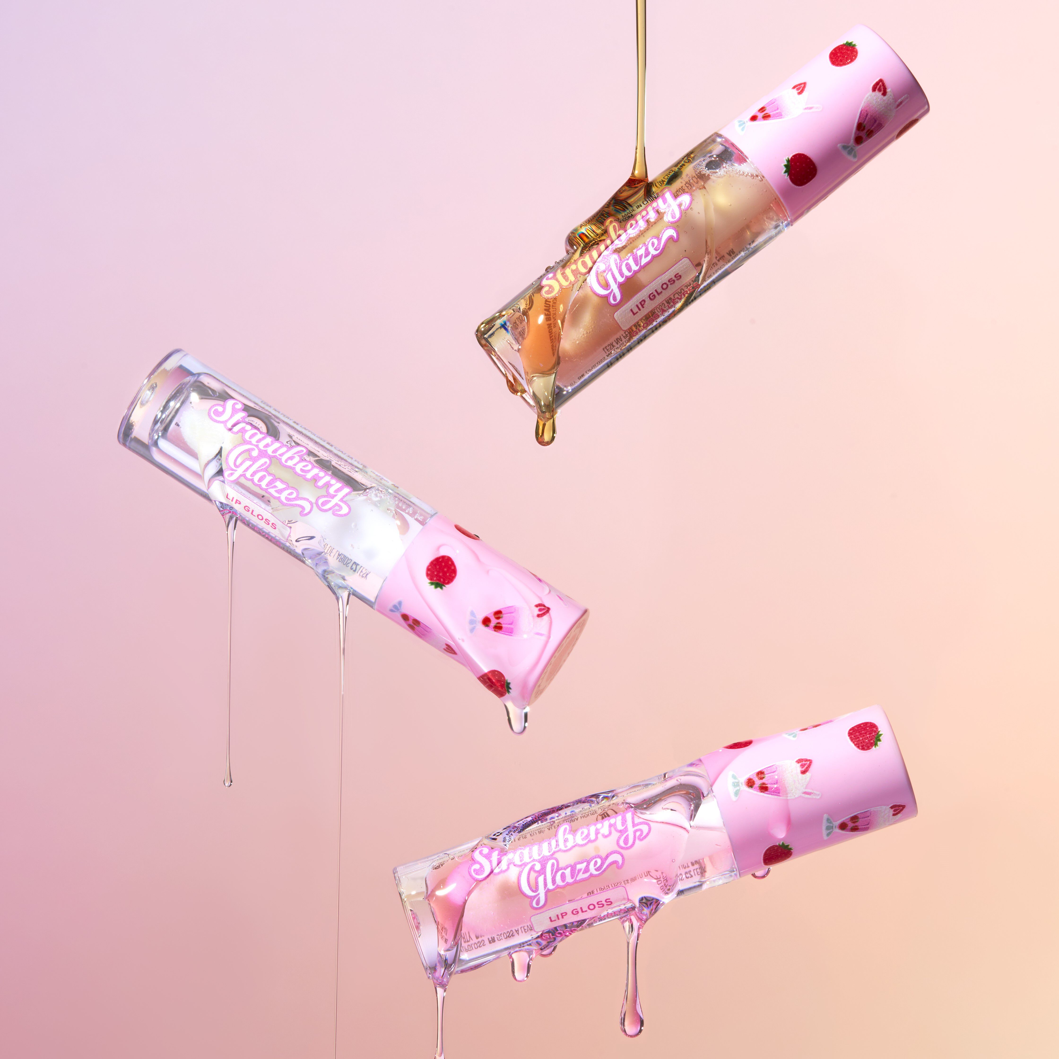 I Heart Revolution Strawberry Glaze Lip Gloss Udderly Obsessed