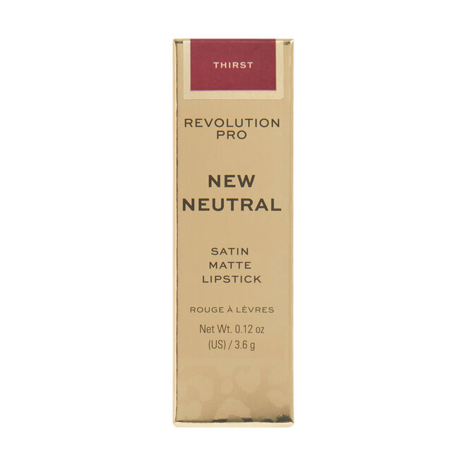Revolution Pro New Neutral Satin Matte Lipstick Thirst