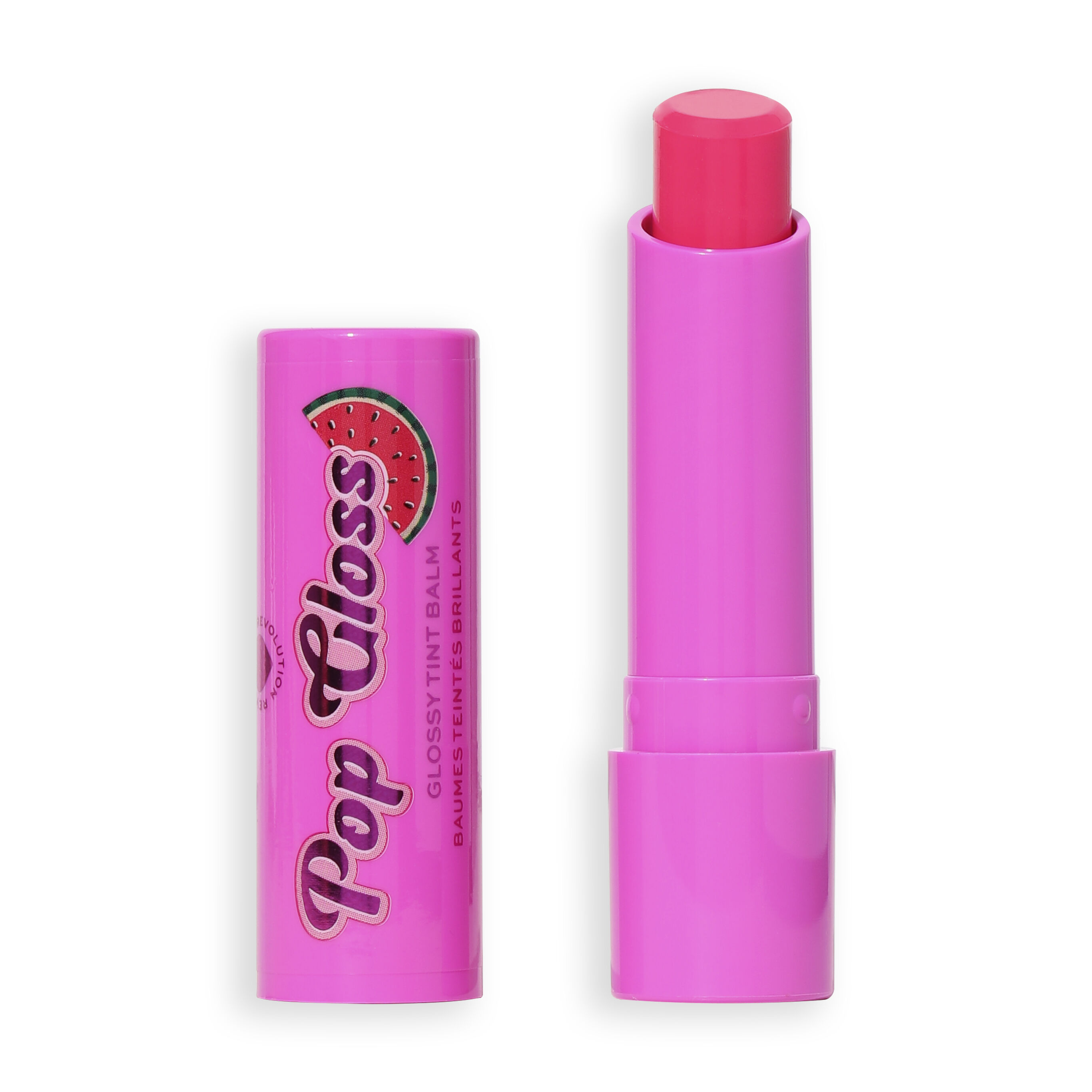I Heart Revolution Pop Gloss Lip Balm Watermelon Pink