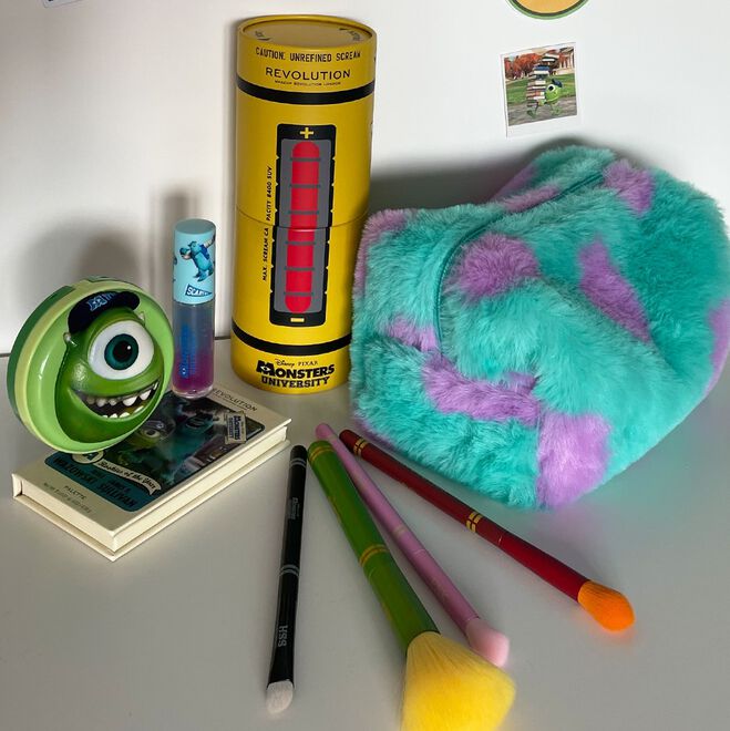 Disney Pixar’s Monsters University and Revolution Sulley-inspired Makeup Bag