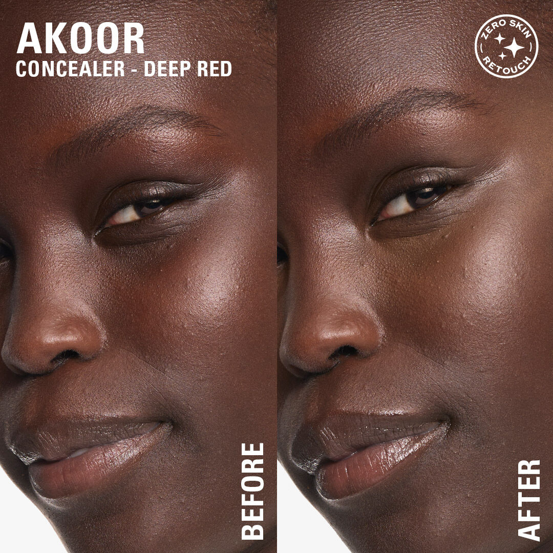 Revolution Skin Silk Radiant Serum Under Eye Brightener & Concealer Deep Red