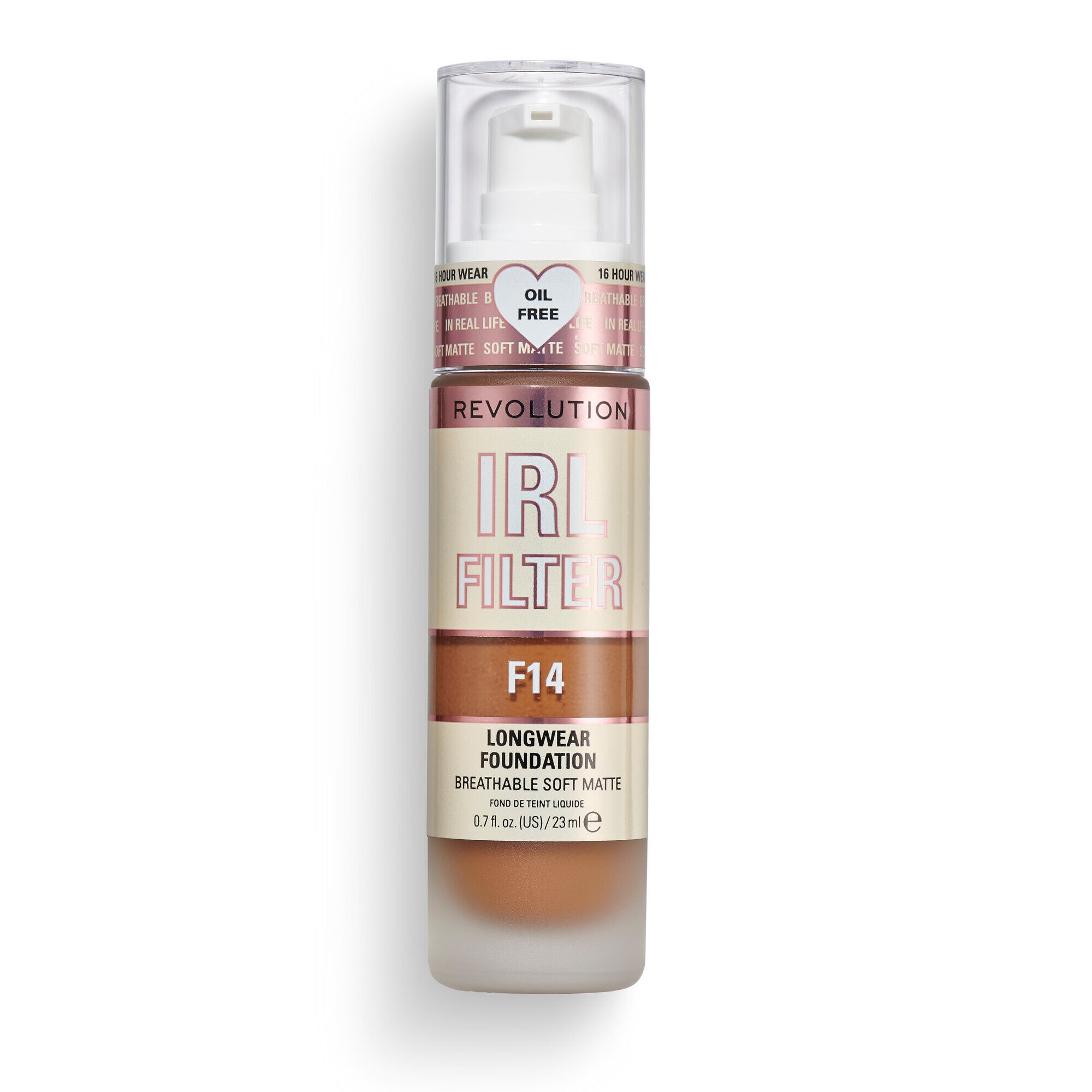 Revolution IRL Filter 16H Longwear Soft Matte Foundation F14