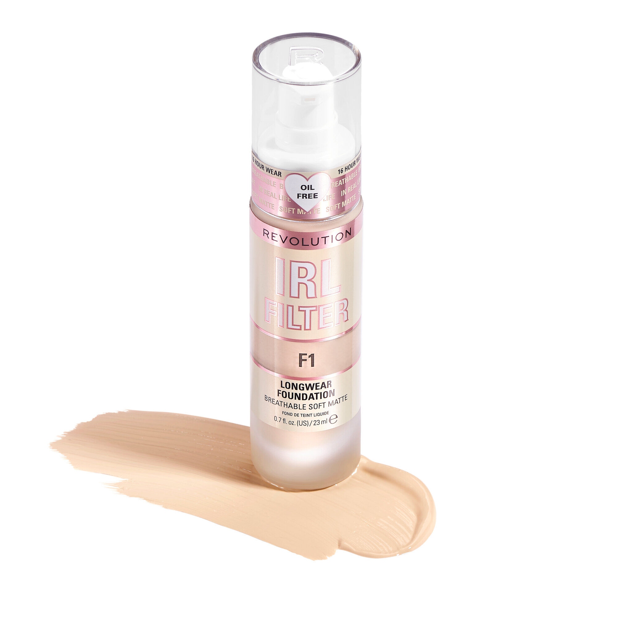 Revolution IRL Filter 16H Longwear Soft Matte Foundation F1