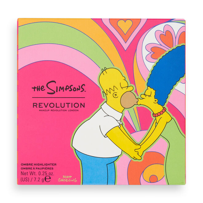 Makeup Revolution The Simpsons Summer of Love First Kiss Ombre Highlighter