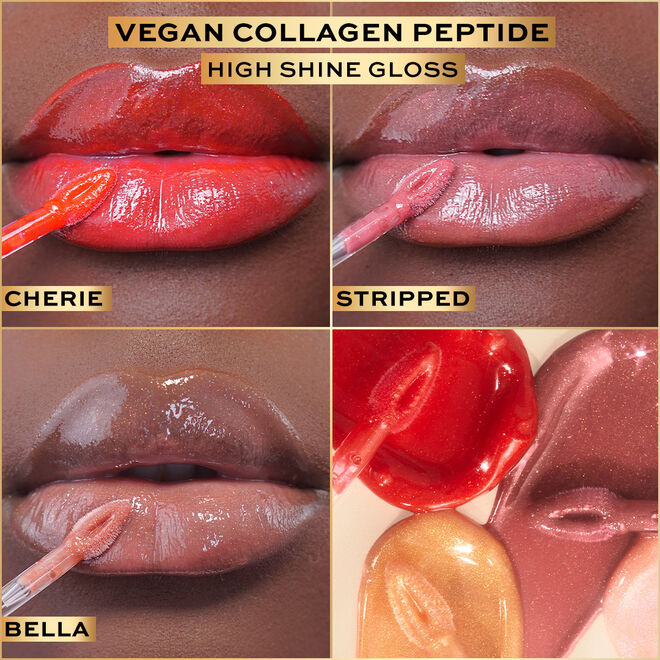 Revolution Pro Vegan Collagen Peptide High Shine Lip Gloss Stripped