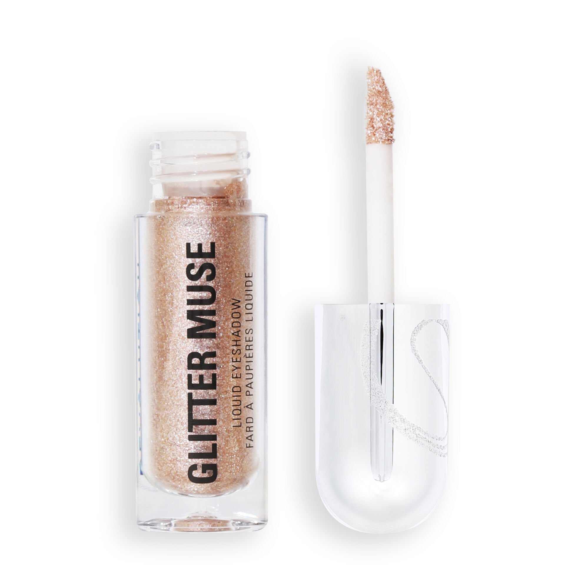 Revolution Metallic Muse Glitter Muse Liquid Eyeshadow Gold