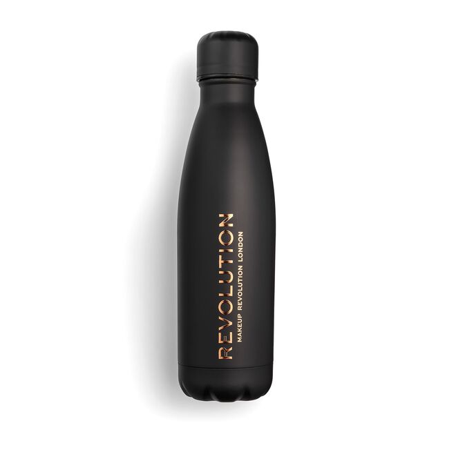 Water Bottle Black Soft Touch