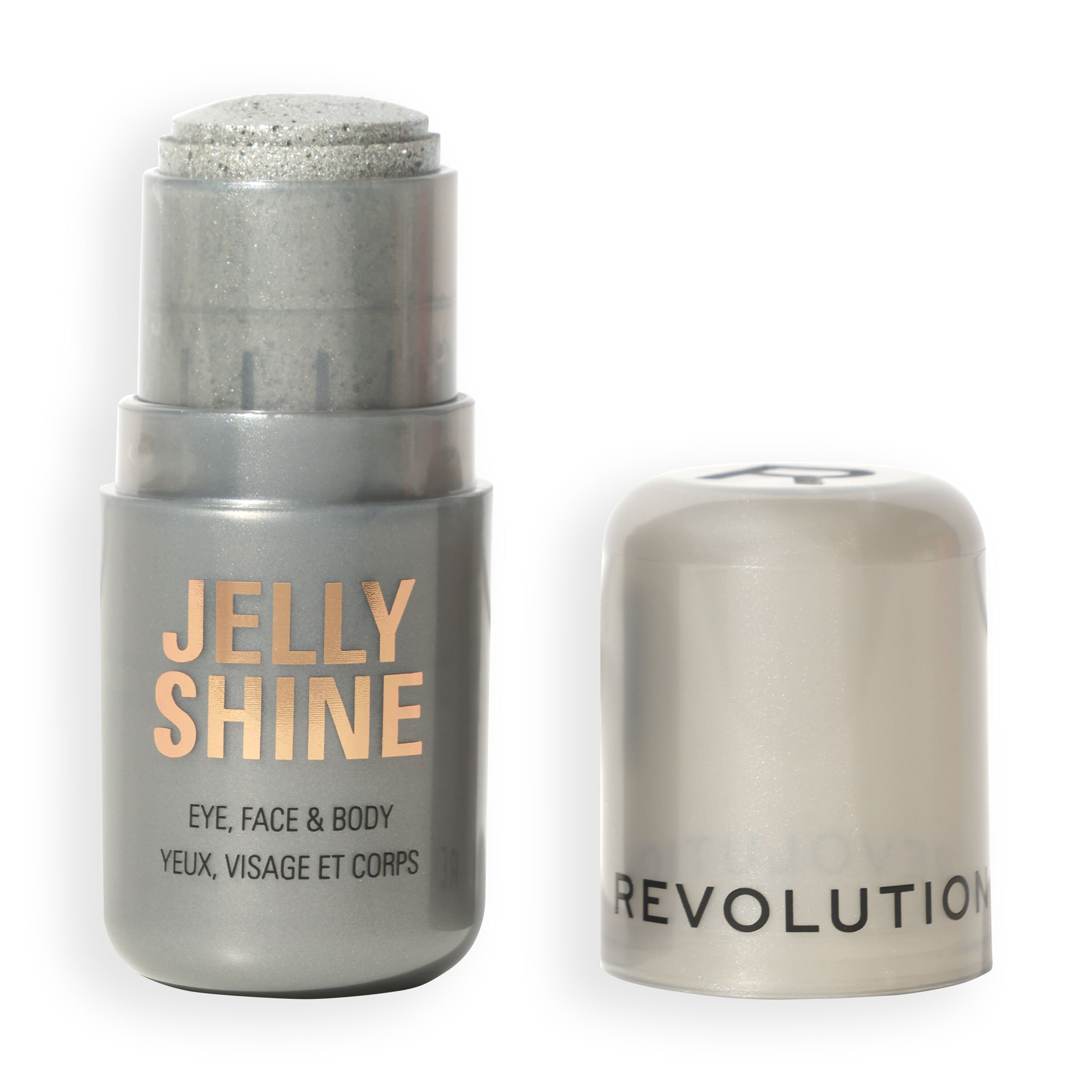 Revolution Jelly Shine Eye, Face & Body Highlight Stick Silver Moonlight