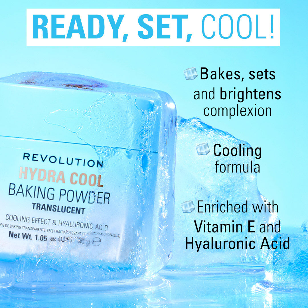 Revolution Hydra Cool Cooling Loose Baking Powder Translucent