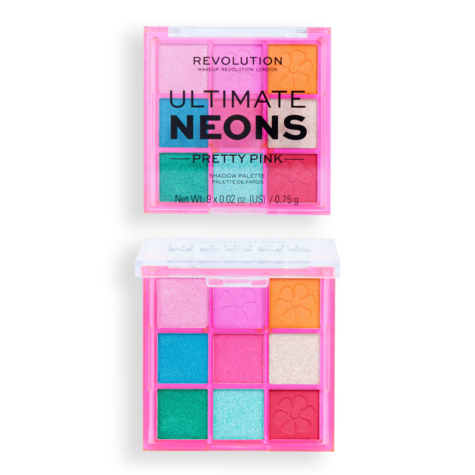 Makeup Revolution Artist Collection Ultimate Neon Eyeshadow Palette Pretty Pink