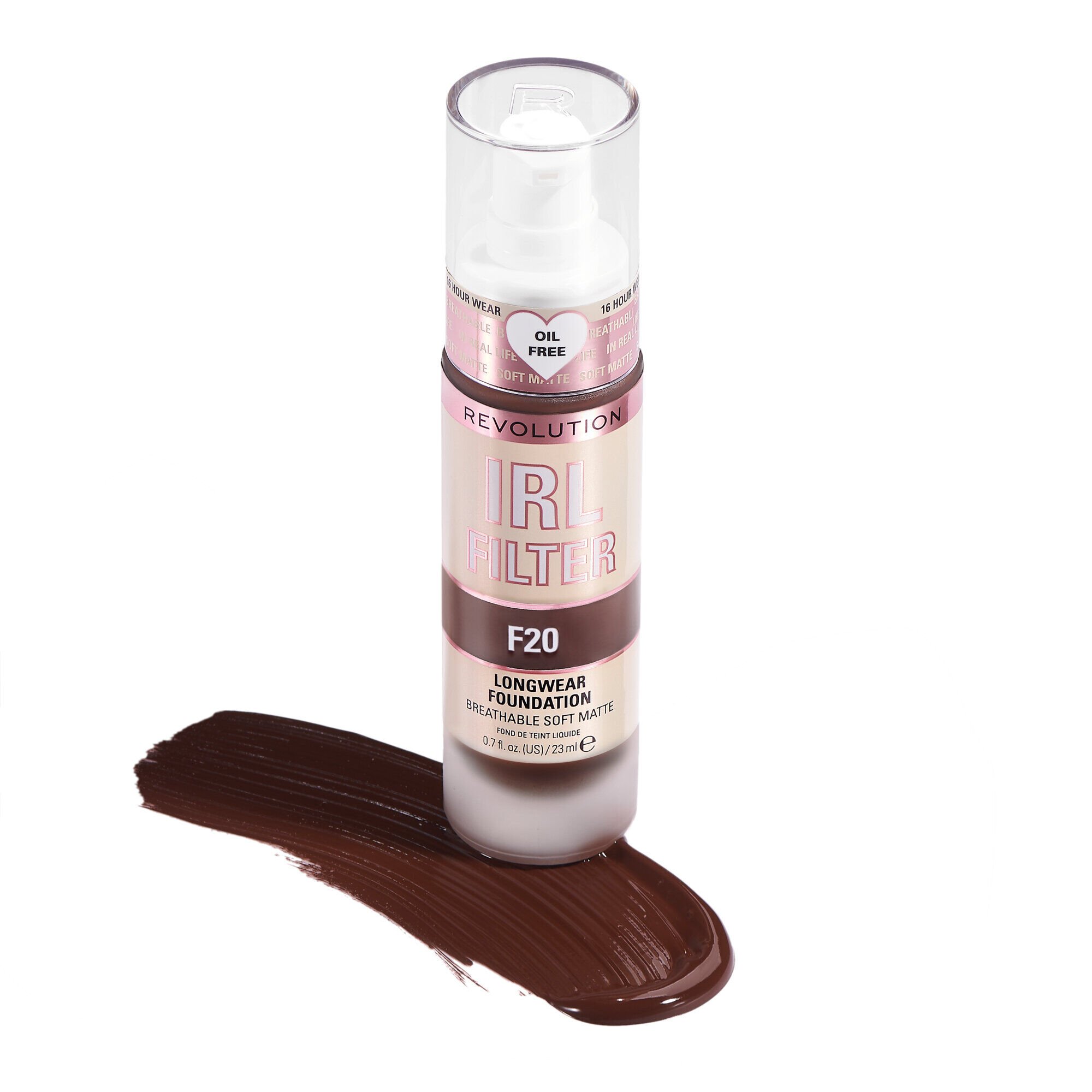 Revolution IRL Filter 16H Longwear Soft Matte Foundation F20