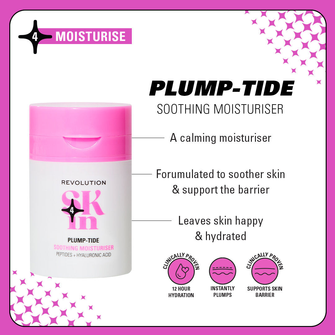 Revolution Skin Plump-Tide Soothing Moisturizer | Revolution Beauty