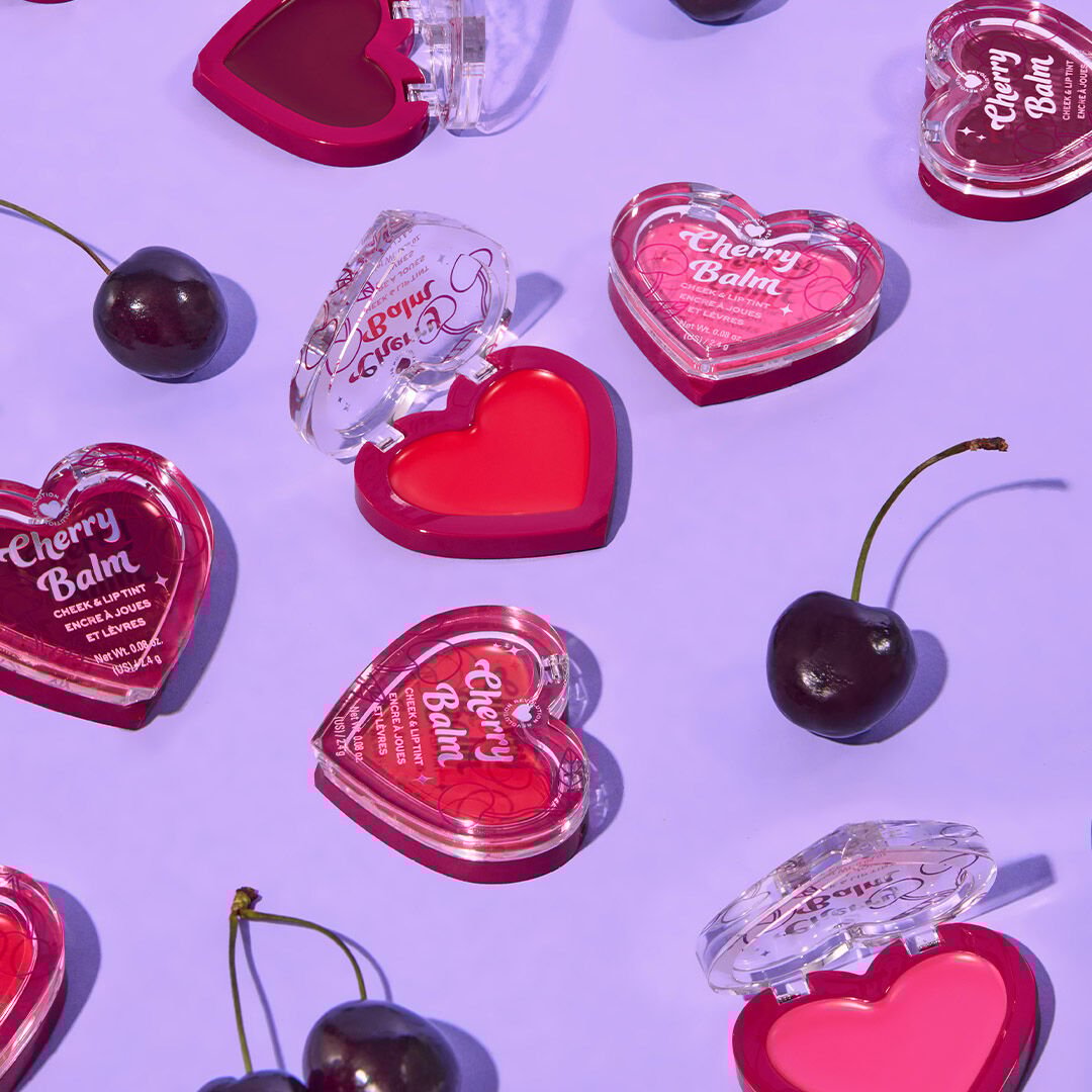 I Heart Revolution Midnight Cherry Balm Cheek & Lip Blush Cherry Bomb Pink