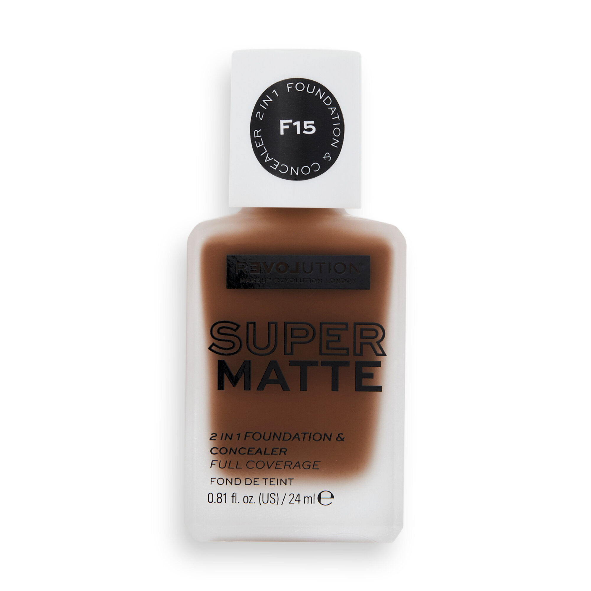 Relove by Revolution Supermatte Foundation F15