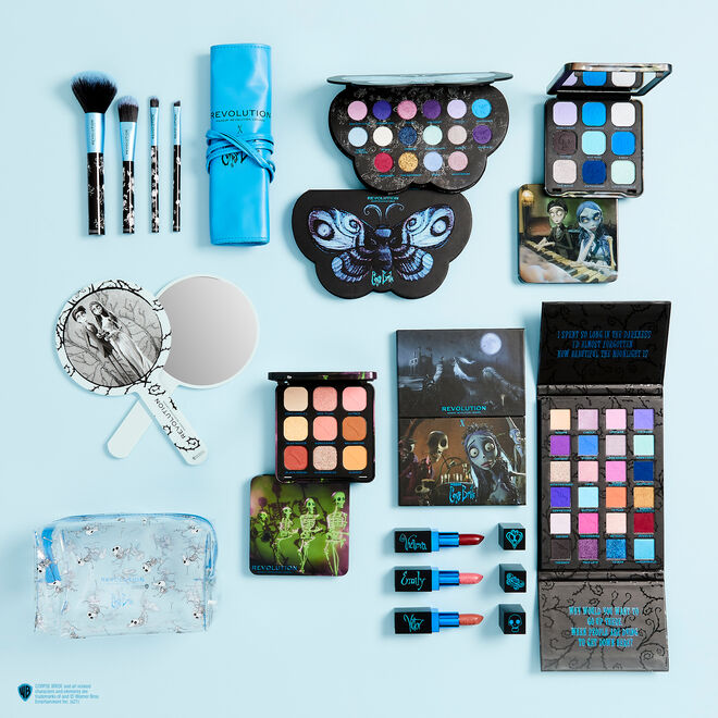 Corpse Bride X Makeup Revolution The Newly Weds Eyeshadow Palette