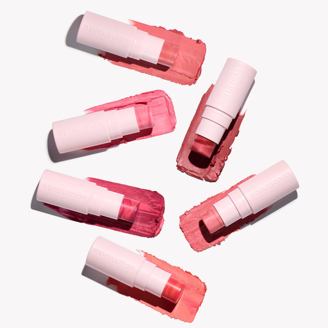 Revolution Skin Silk Marble Blush Stick