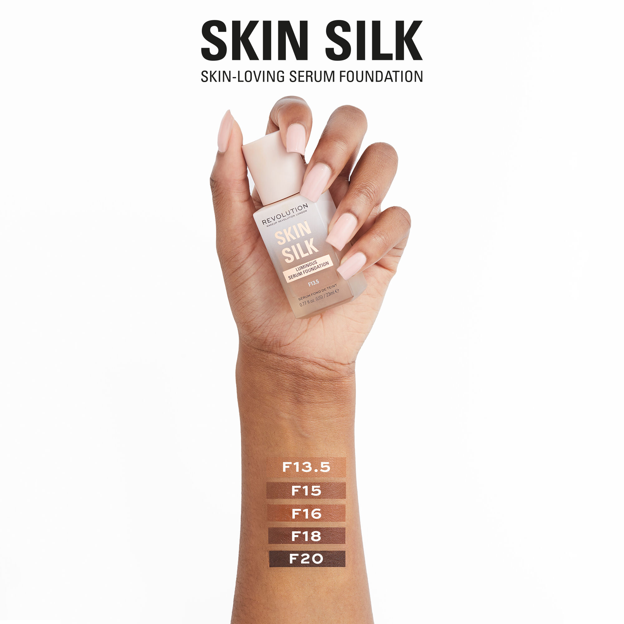 Makeup Revolution Skin Silk Serum Foundation F13.5 Revolution Beauty