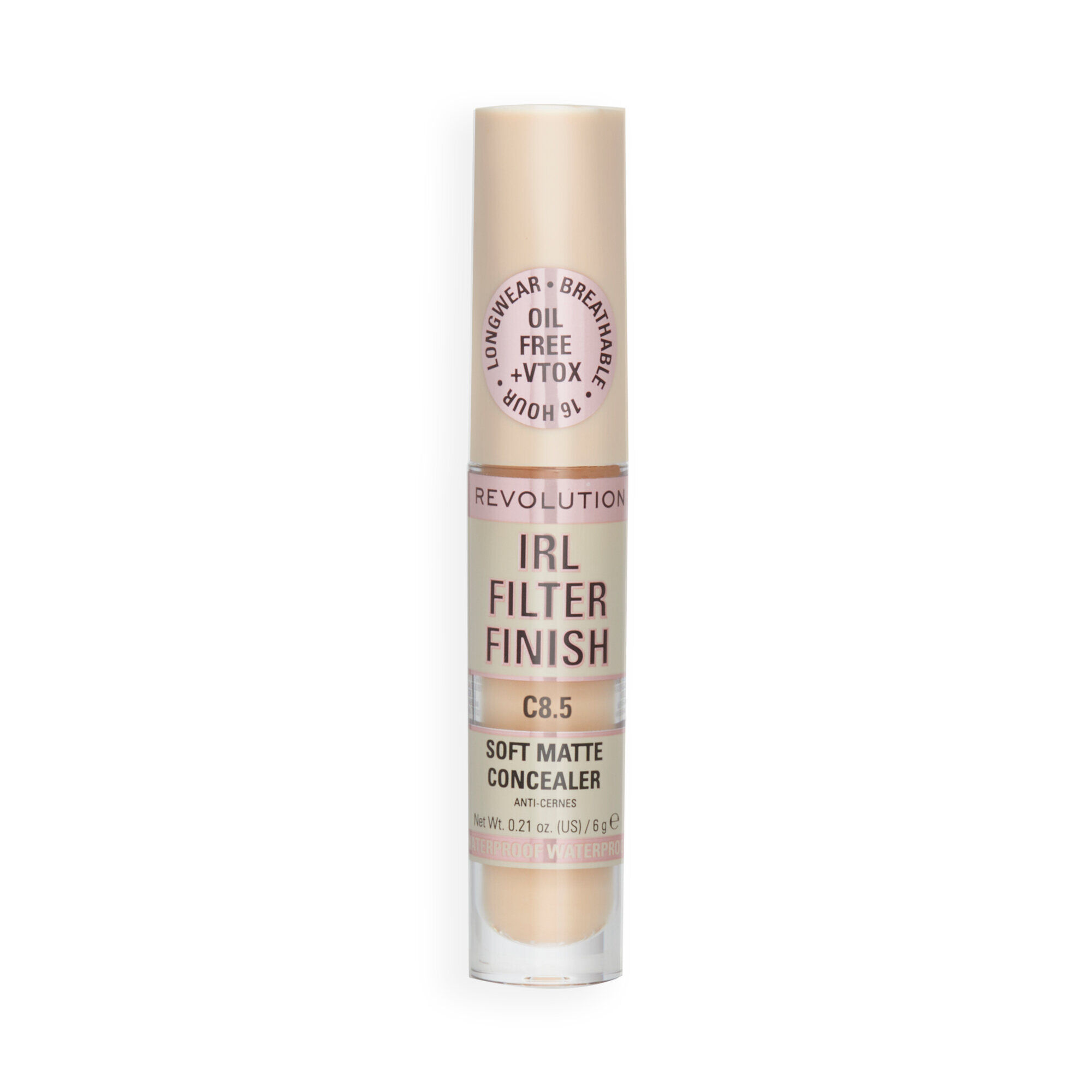 Revolution IRL Filter 16H Hydrating Full Coverage Concealer C8.5