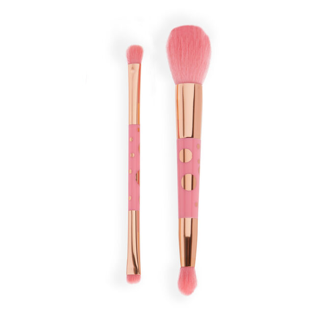 Disney's Minnie Mouse and Makeup Revolution Brush Set With Bag