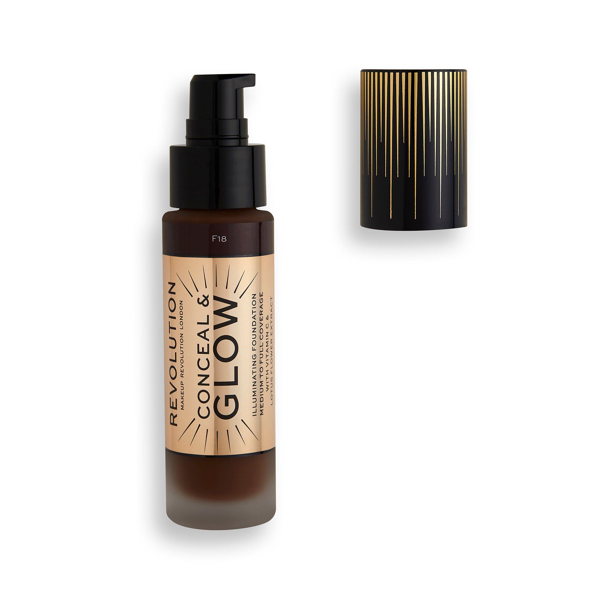 Makeup Revolution Conceal & Glow Foundation F18 (23ml)
