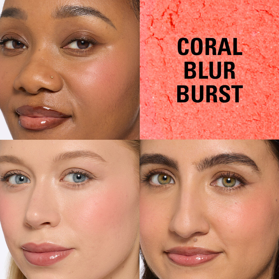 Revolution Bouncy Blur Blush Coral Blur Burst