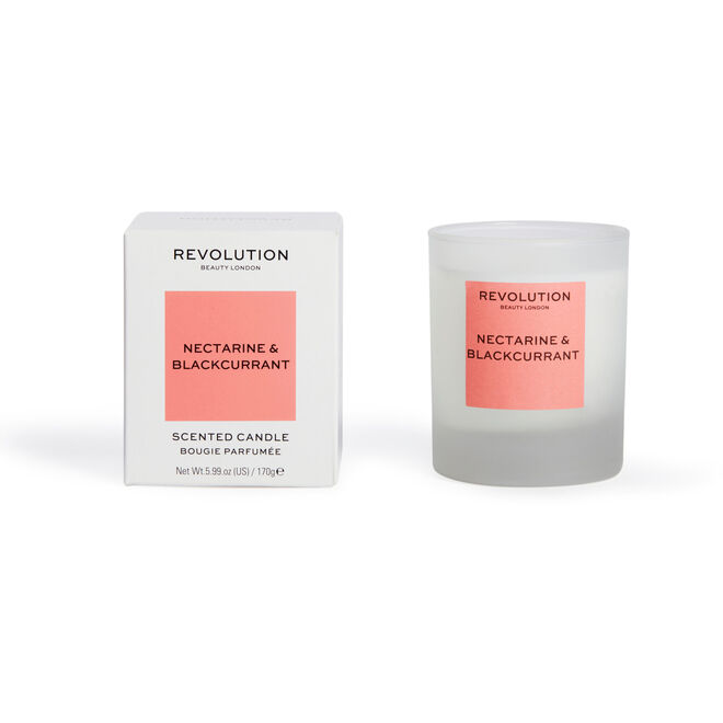 Revolution Home Nectarine & Blackcurrant Scented Candle