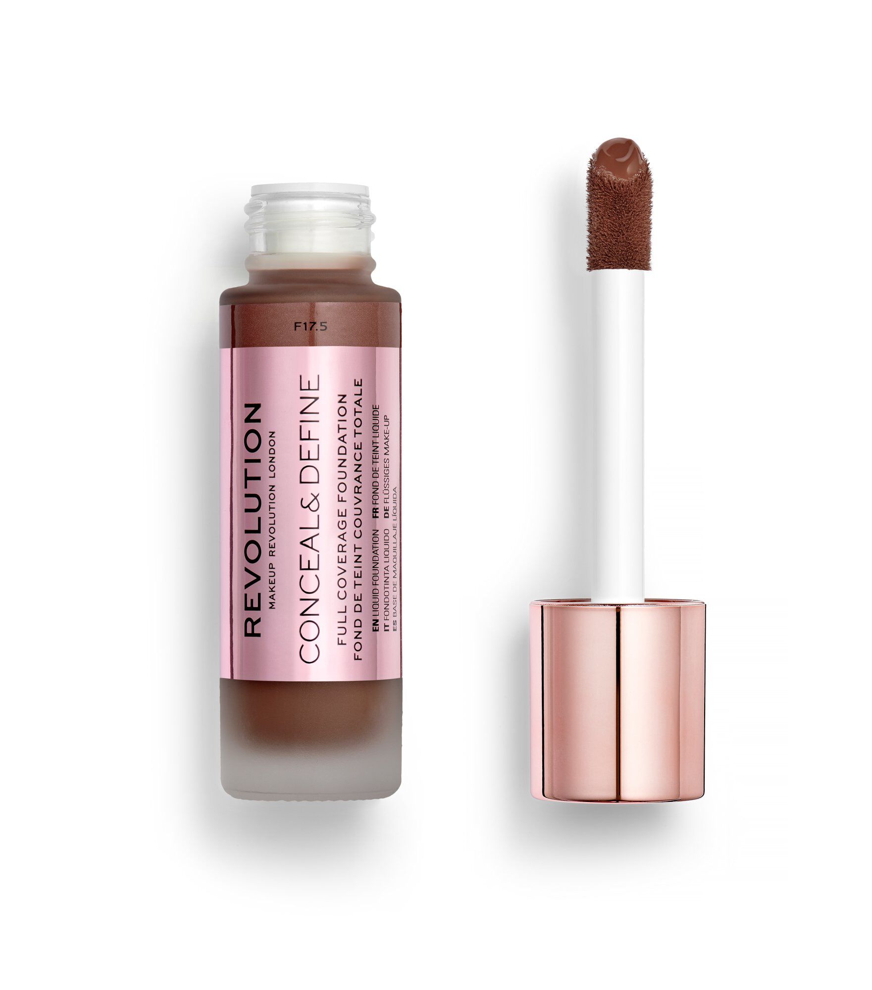 Revolution Conceal & Define Ultra Matte Full Coverage Foundation F17.5