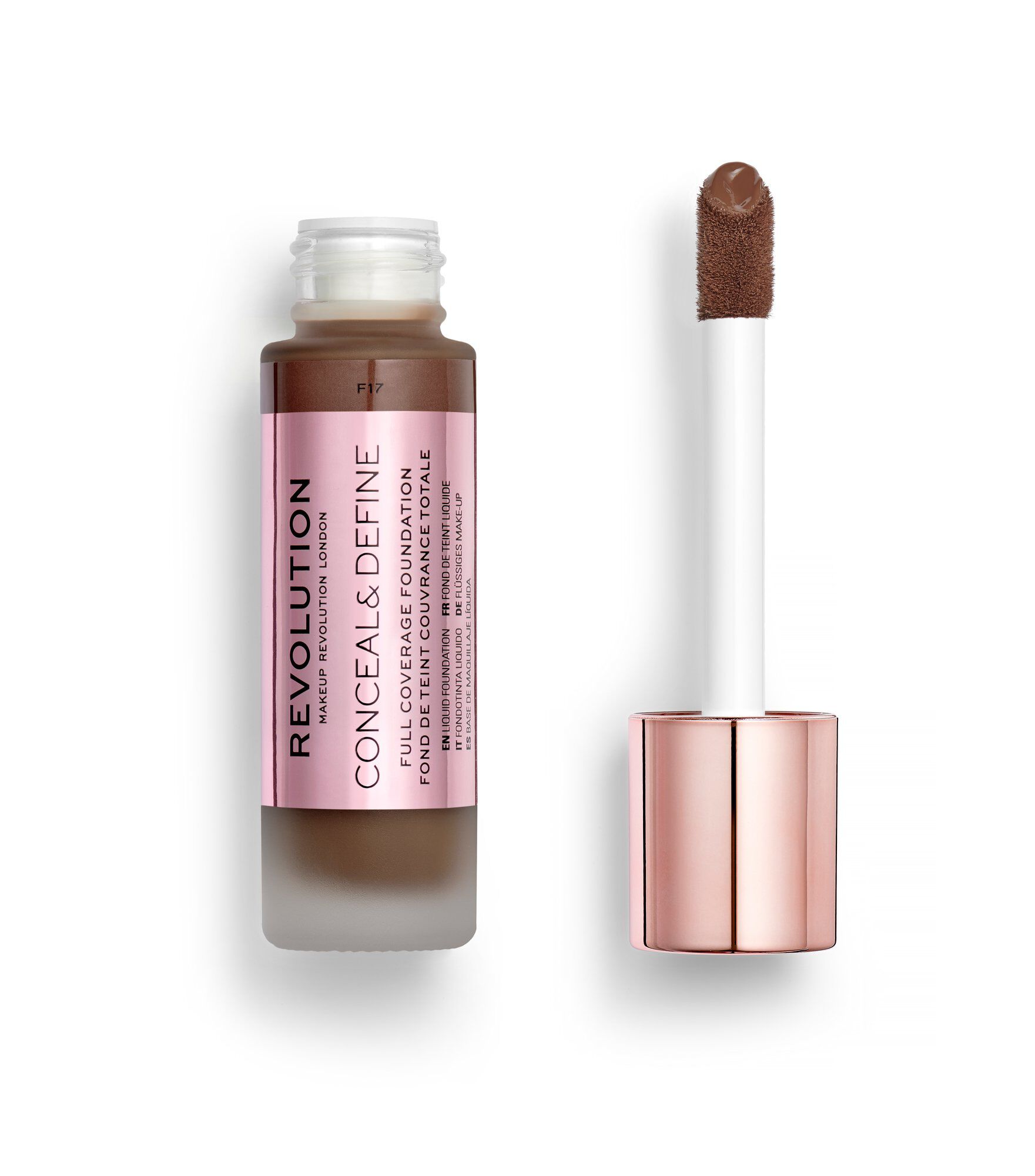 Makeup Revolution Conceal & Define Foundation F17