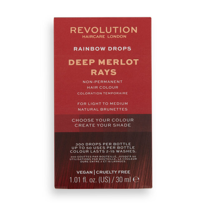 Revolution Haircare Rainbow Drops for Brunettes Deep Merlot Rays