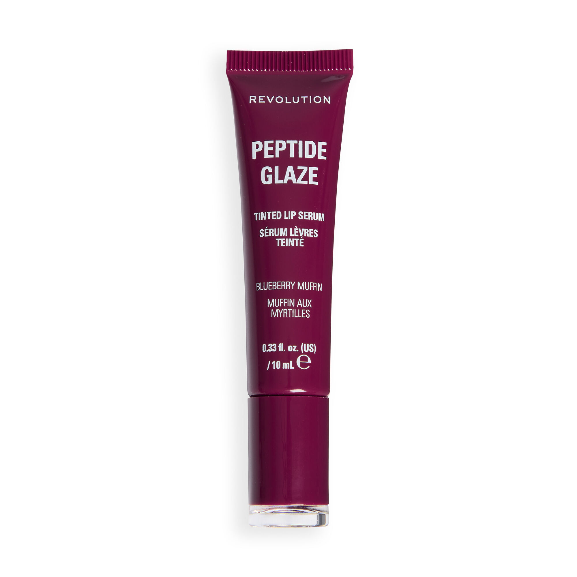 Revolution Peptide Glaze Tinted Lip Serum Blueberry Muffin