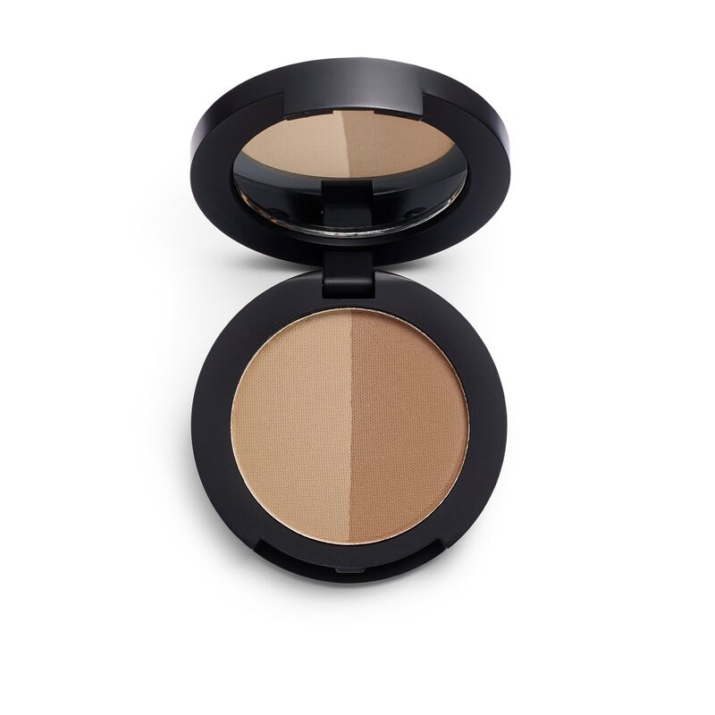 Duo Eyebrow Powder Soft Brown Revolution Beauty