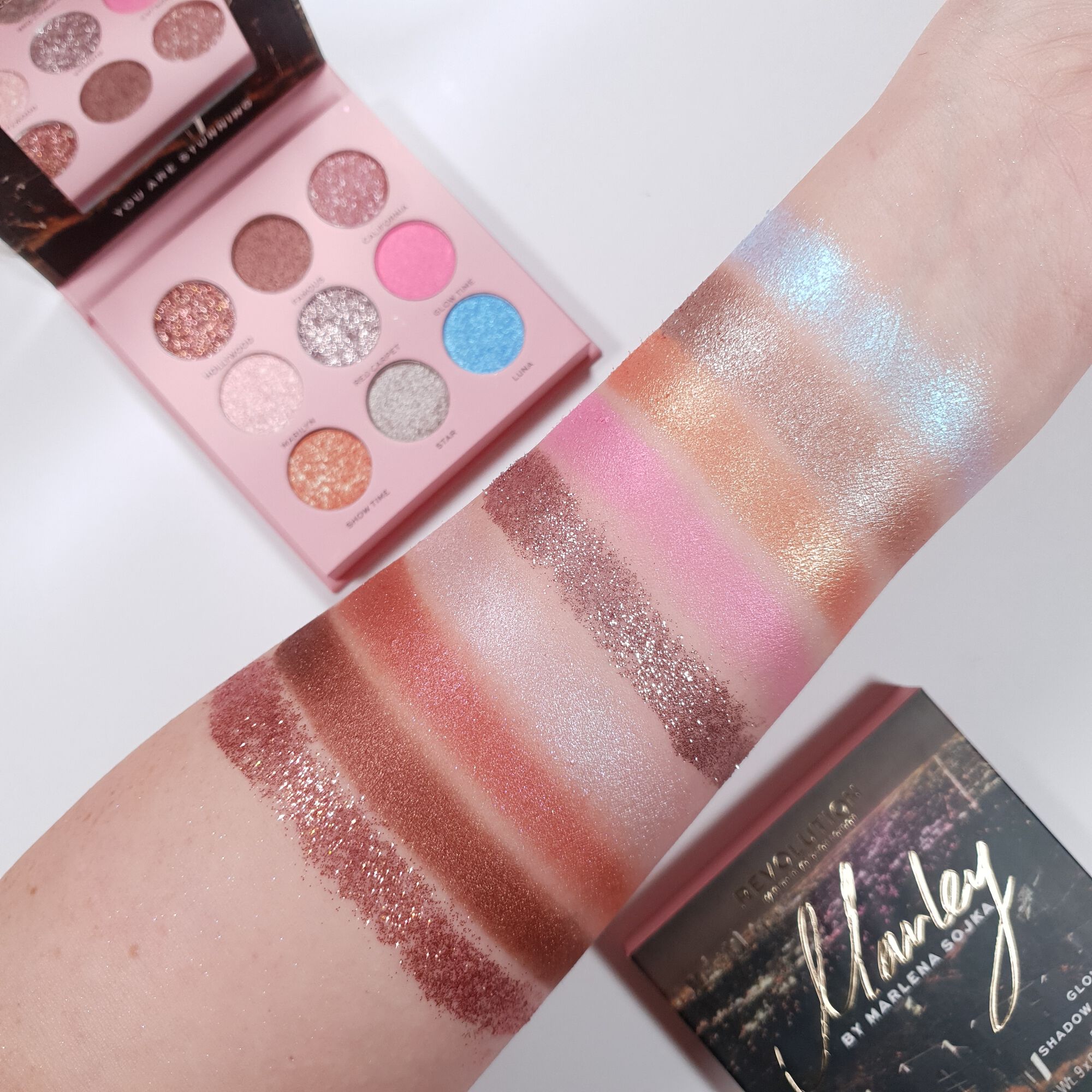 Makeup Revolution x Marlena Sojka Glow Time Eyeshadow Palette