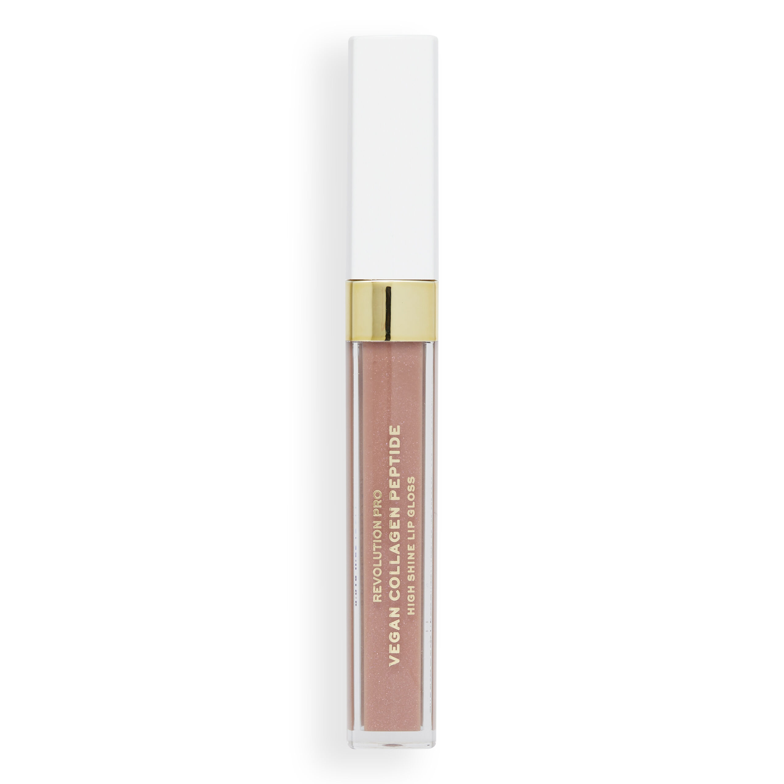 Revolution Pro Vegan Collagen Peptide High Shine Lip Gloss Cashmere