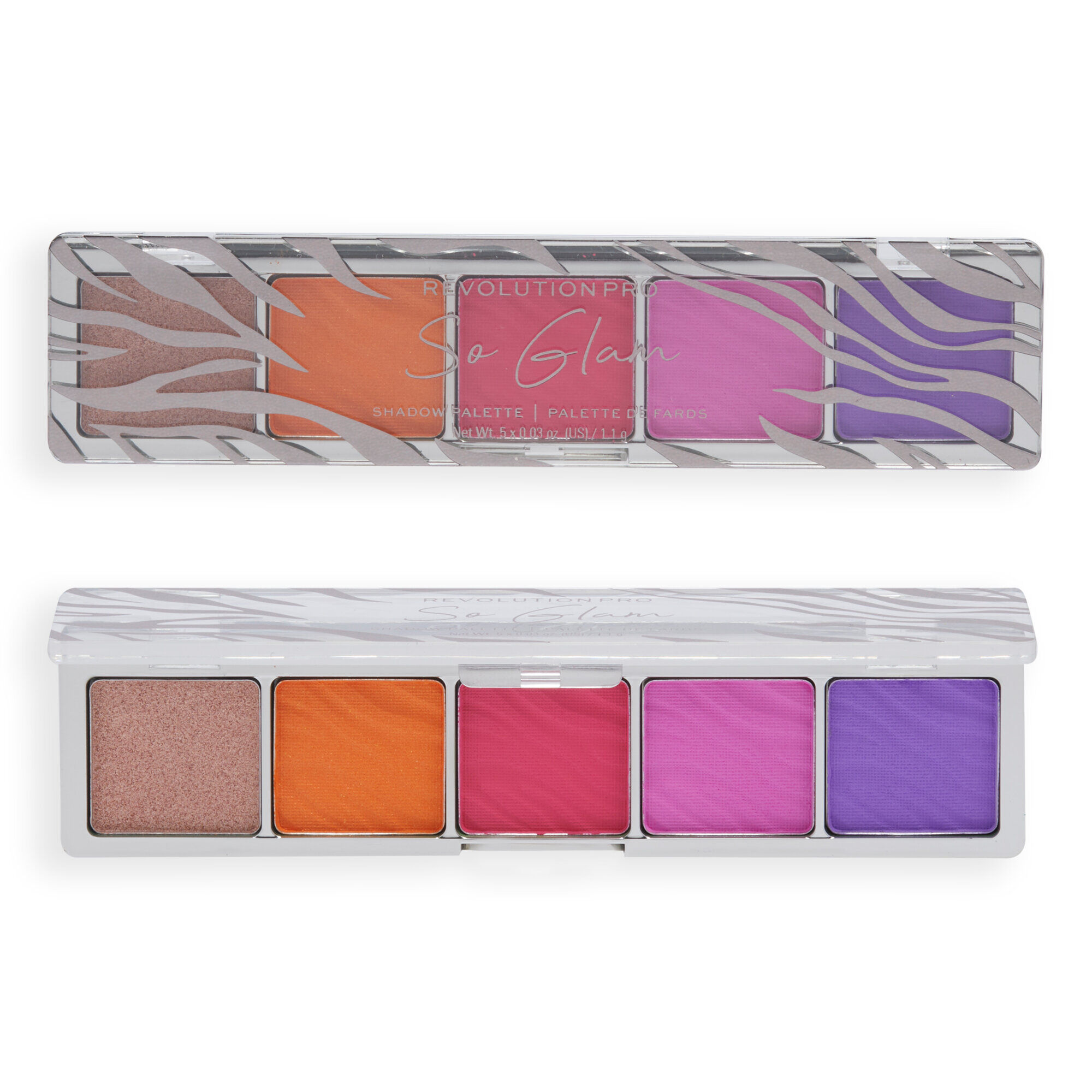 Revolution Pro Glam Palette So Glam Zebra Brights